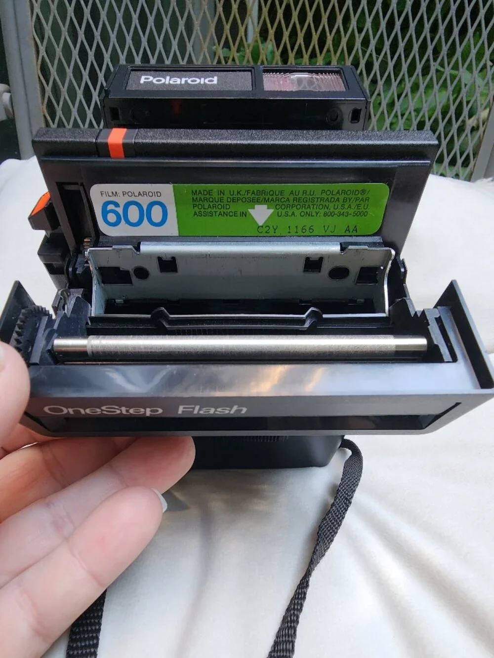 EUC Polaroid 1990s Instant OneStep Flash Camera 600 instant film